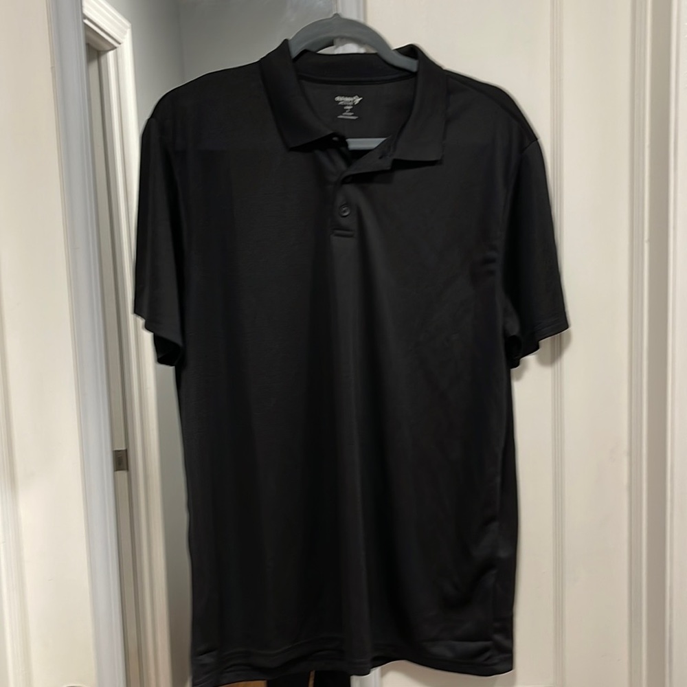 Large Black polo NWT